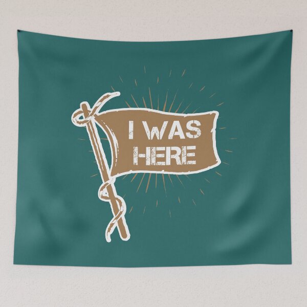 Item preview, I WAS HERE, FLAG designed and sold by TheFirstOne.