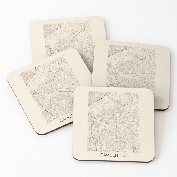 Item preview, Camden, NJ Topographical Map Vintage designed and sold by PGHPhotoCo.