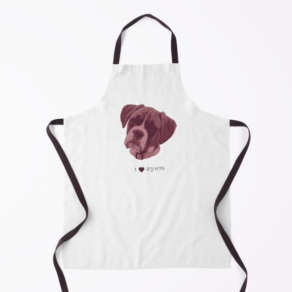 Item preview, I love my dog - Boxer (Pink) designed and sold by Printables Passions.