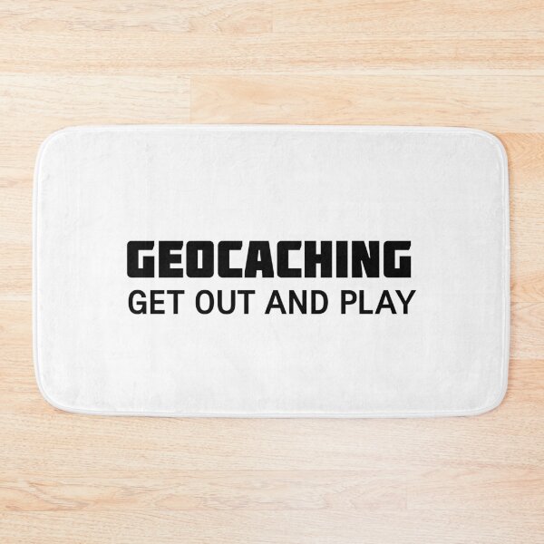 Item preview, Geocaching get out and play / geocache /  treasure hunting / Geocacher gift designed and sold by portrait4you.