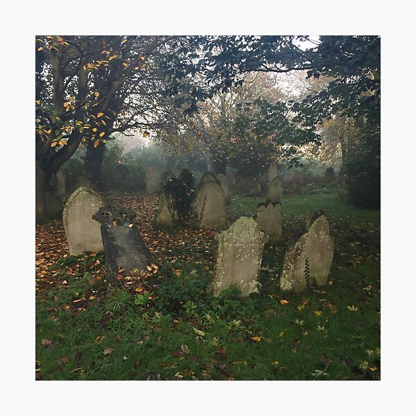 Item preview, Misty graveyard designed and sold by chihuahuashower.
