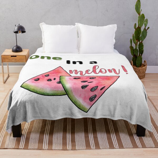 Item preview, One in a Melon with Watercolor Watermelon Slices designed and sold by LovenLaughter.