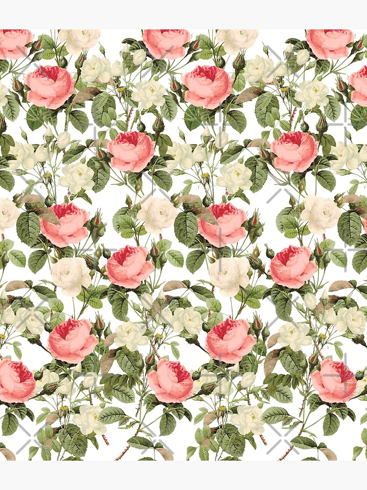 Pink and White roses by PrintablesP