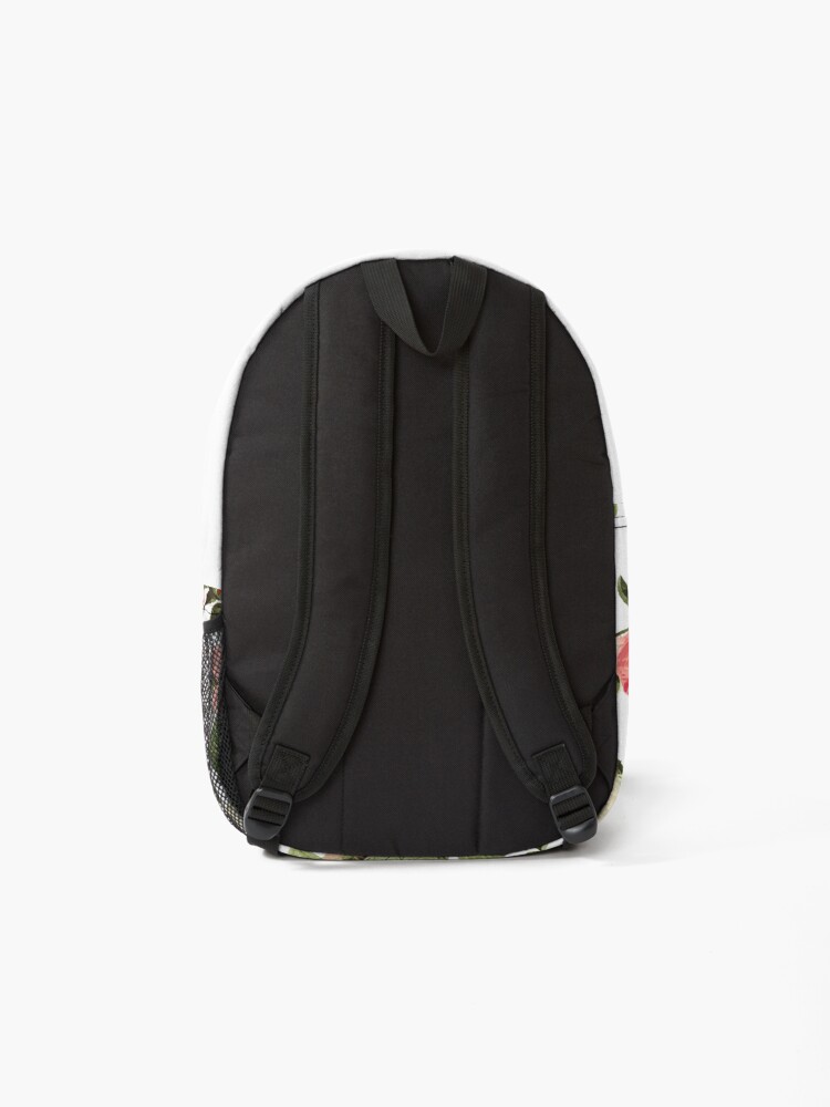 Alternate view of Pink and White roses Backpack
