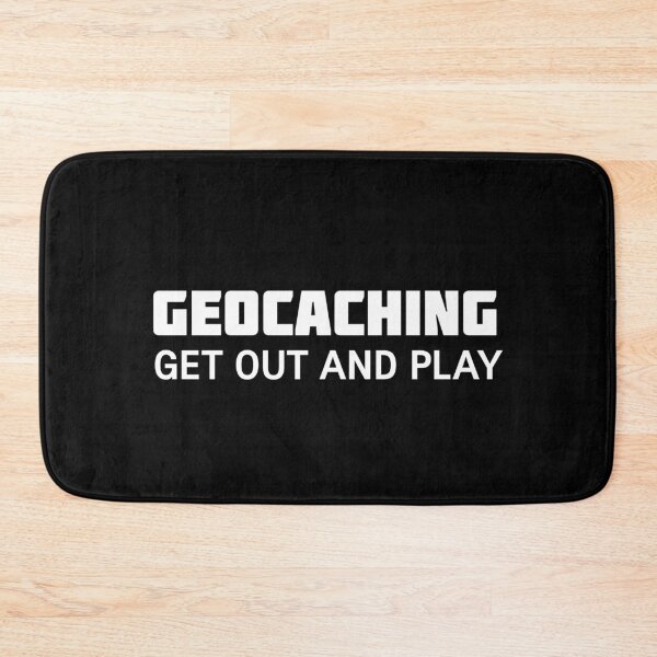 Item preview, Geocaching get out and play / geocache /  treasure hunting / Geocacher gift designed and sold by portrait4you.