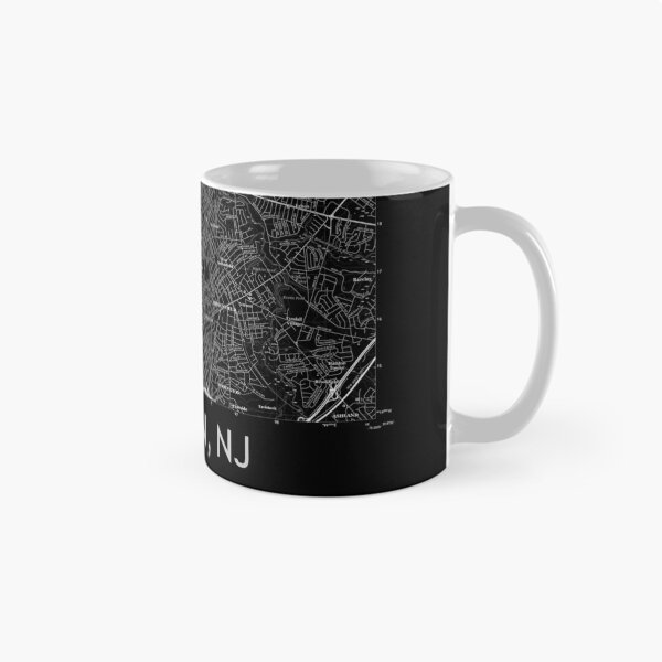 Item preview, Camden, NJ Topographical Map Black designed and sold by PGHPhotoCo.