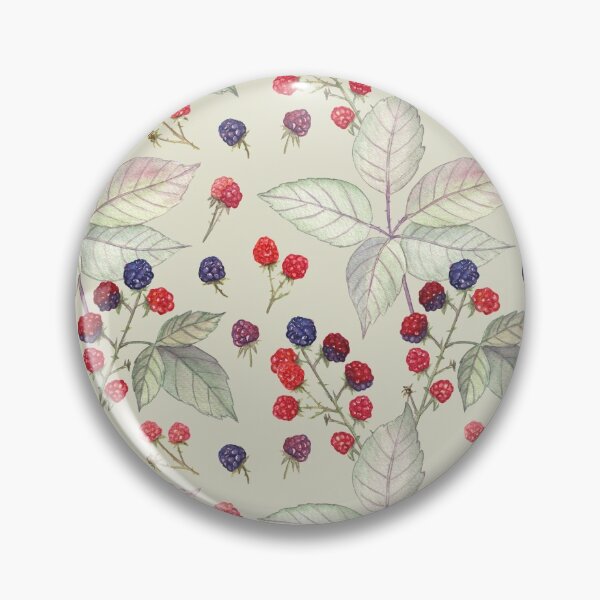 Item preview, Wild Blackberry (on green) designed and sold by Flowersforbear.