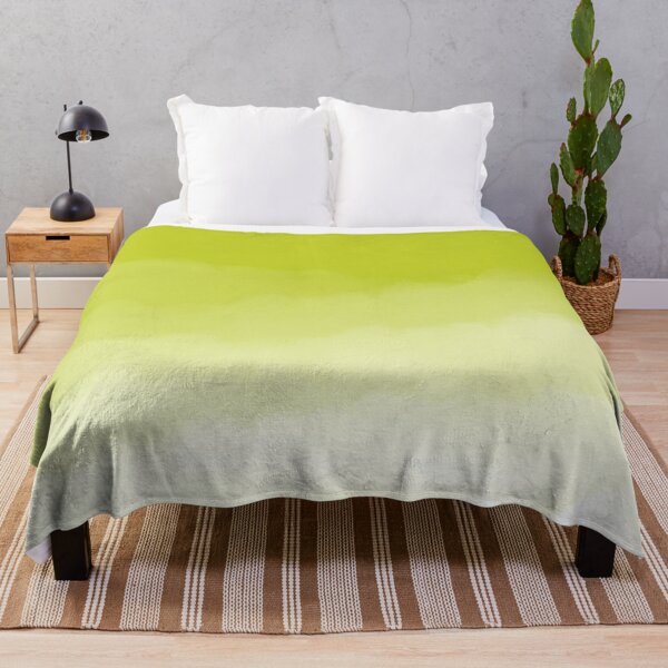 Aperçu de l'œuvre Ombre Aquarelle Chartreuse (chartreuse / blanc) créée et vendue par Design Minds Boutique.