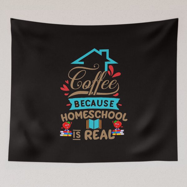 Item preview, Coffee Because Homeschool Is Real designed and sold by cutitoutsir.