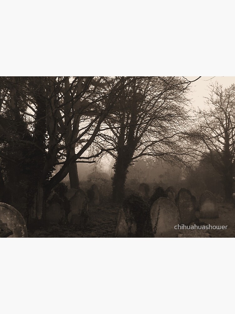 Sepia graveyard by chihuahuashower