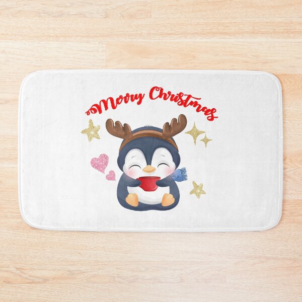 Item preview, Cute penguin Merry Christmas designed and sold by env1nada.
