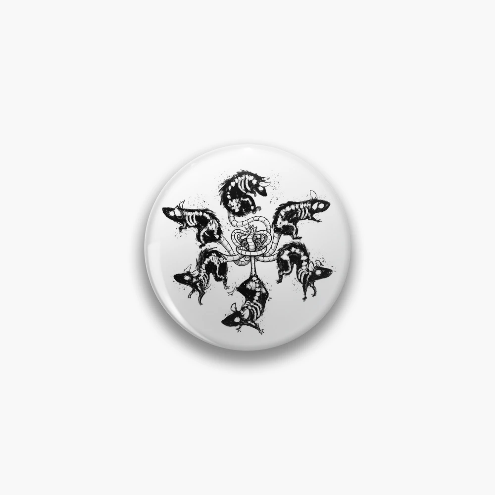 Silver Rat King Fancy Pin/Sculpture – Marvels In Motion