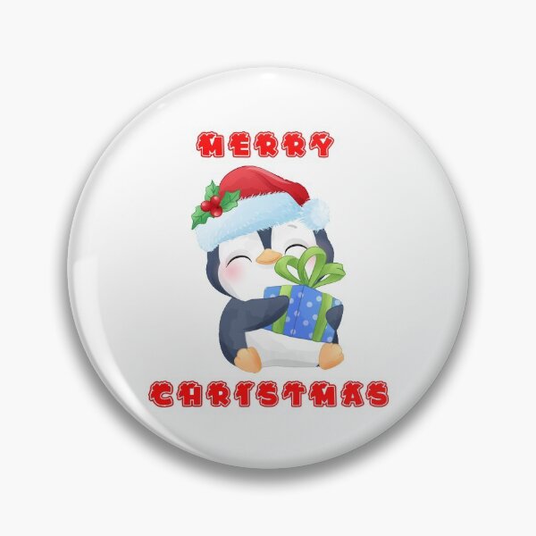 Item preview, Cute penguin Merry Christmas designed and sold by env1nada.