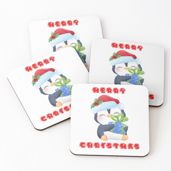 Item preview, Cute penguin Merry Christmas designed and sold by env1nada.