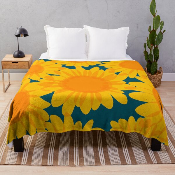 Artikelvorschau, Goldenes Sonnenblumen-Zeichnungsmuster entworfen und verkauft von Covo Studio.