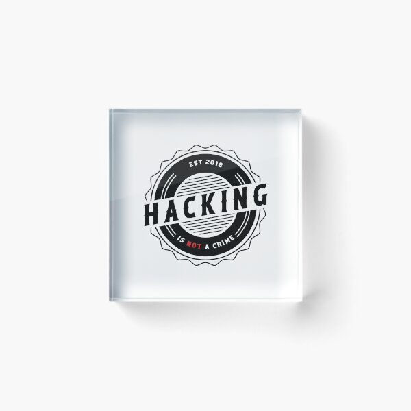 Item preview, HINAC Badge designed and sold by hacknotcrime.