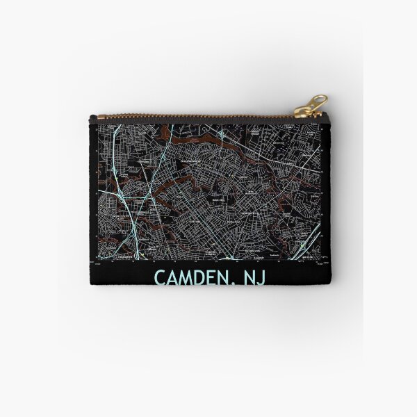 Item preview, Camden, NJ Topographical Map Dark designed and sold by PGHPhotoCo.