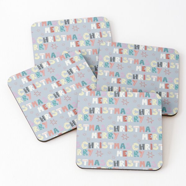 Item preview, Watercolor Merry Christmas Rainbow Pattern designed and sold by Jennifer Church.