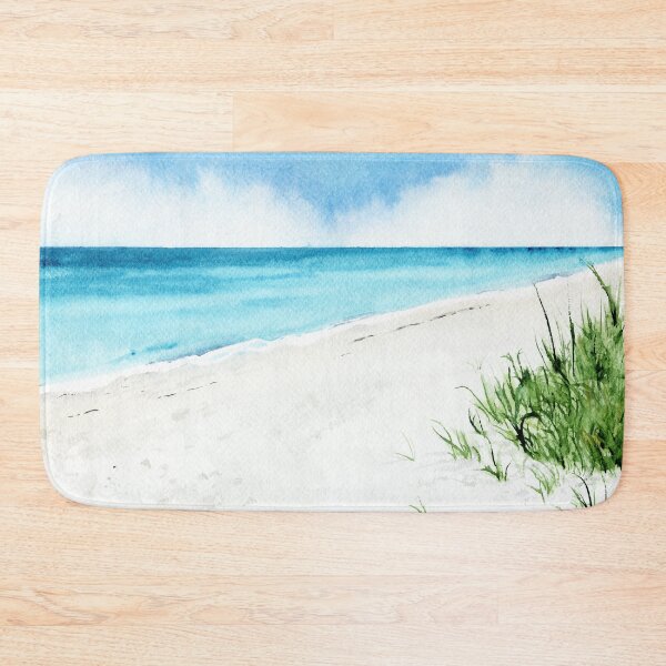 Item preview, Turquoise Sandy Beach, The New Jersy Shore designed and sold by aleeshaburke.