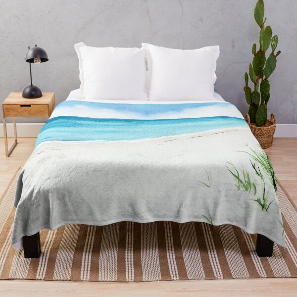 Item preview, Turquoise Sandy Beach, The New Jersy Shore designed and sold by aleeshaburke.