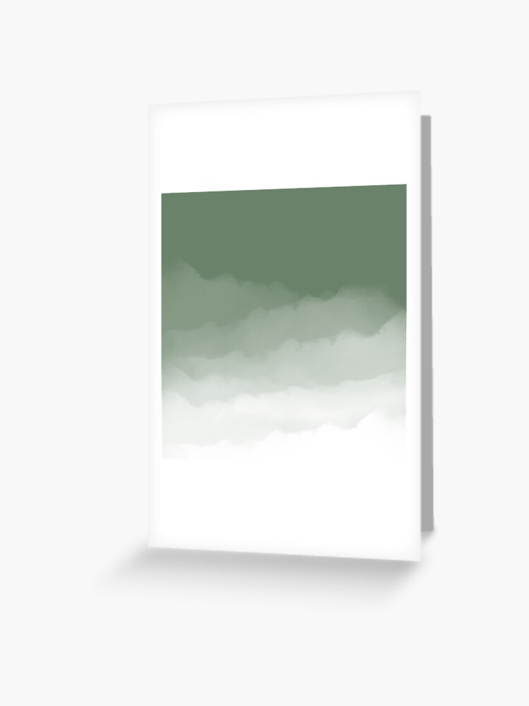 Ombre Paint Color Wash (sage green/white) Canvas Print for Sale by  designminds