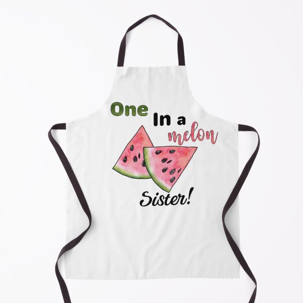 Item preview, One in a Melon Sister with Watercolor Watermelon Slices designed and sold by LovenLaughter.