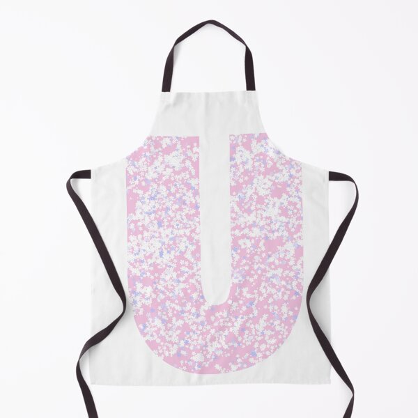 Item preview, Letter U Pink Flowers designed and sold by kati-cat.