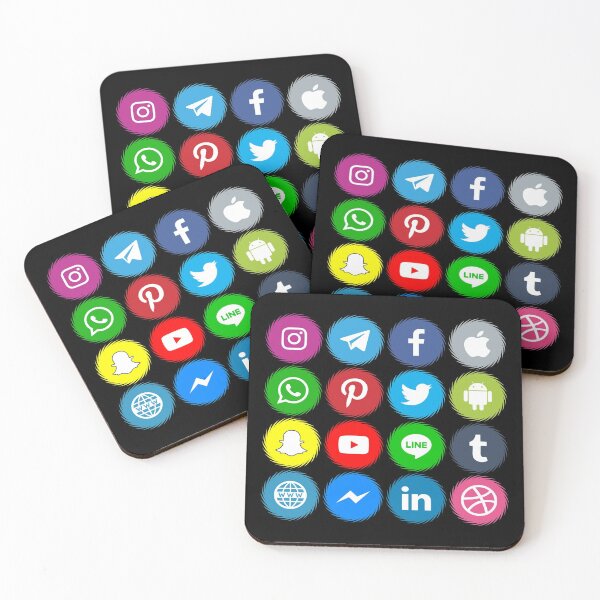 Item preview, Social Media Icons Design designed and sold by The Merch.
