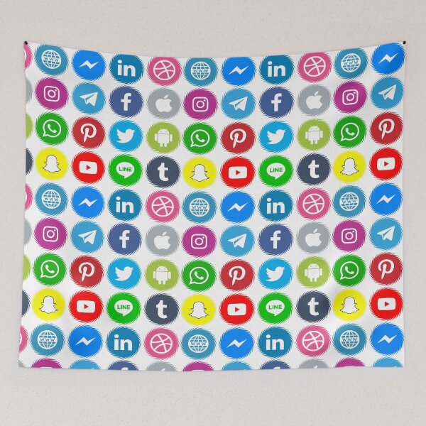 Item preview, Social Media Icons Design designed and sold by The Merch.