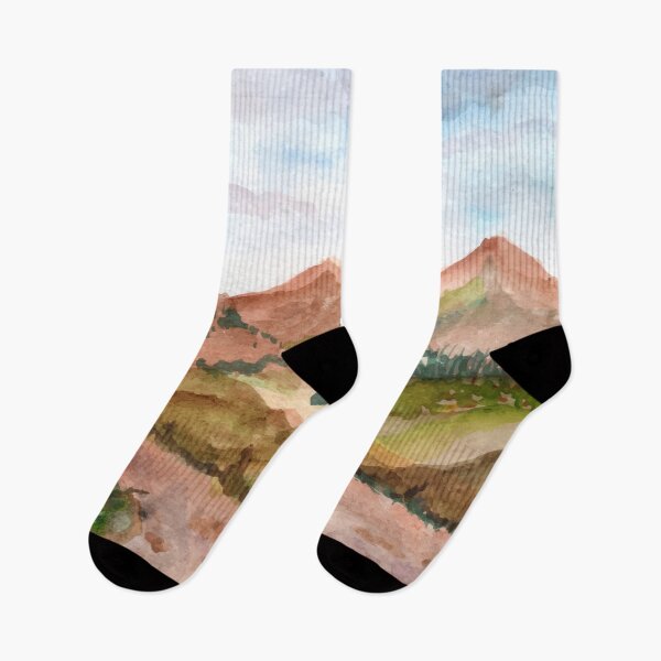Item preview, Watercolor Landscape designed and sold by Vector Scout Lab.