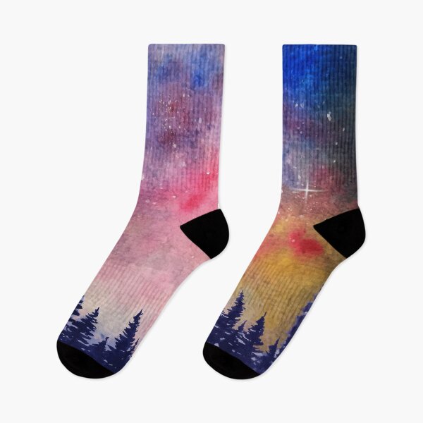Item preview, Watercolor Starry Night designed and sold by Vector Scout Lab.