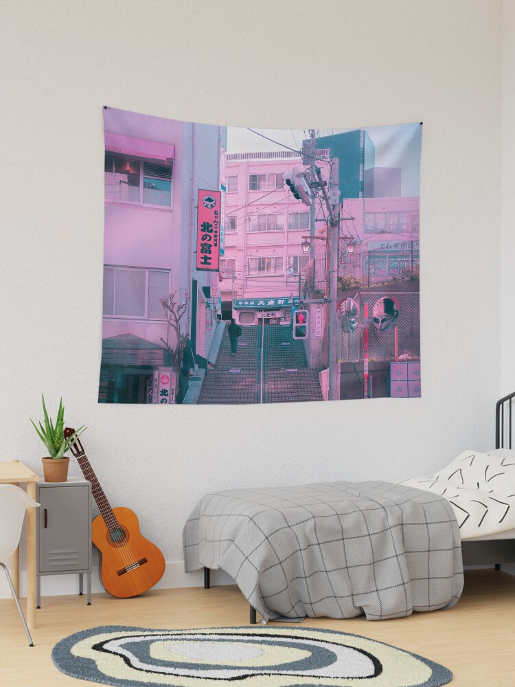 Vaporwave Aesthetic Tokyo Pink Japan Citypop lofi moody vibe Poster for  Sale by TokyoLuv