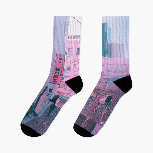Item preview, Vaporwave Aesthetic Tokyo Pink Japan Citypop lofi moody vibe designed and sold by TokyoLuv.