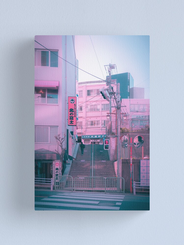 Vaporwave Aesthetic Tokyo Pink Japan Citypop lofi moody vibe