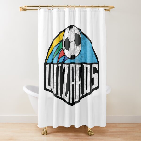 Wizards Warn Texture Shower Curtain