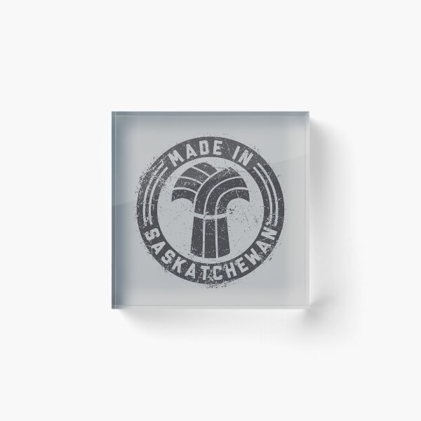 Item preview, Made in Saskatchewan Distressed Dark Logo designed and sold by madeinsask.