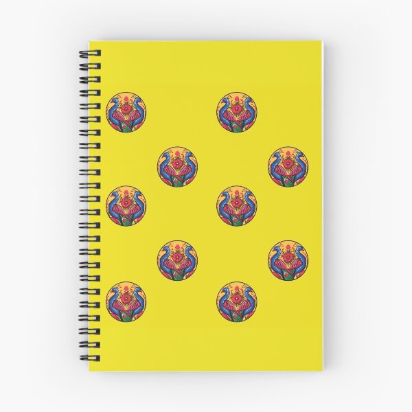 Item preview, Peacock Polka Dots with Yellow Background designed and sold by storeIndus.