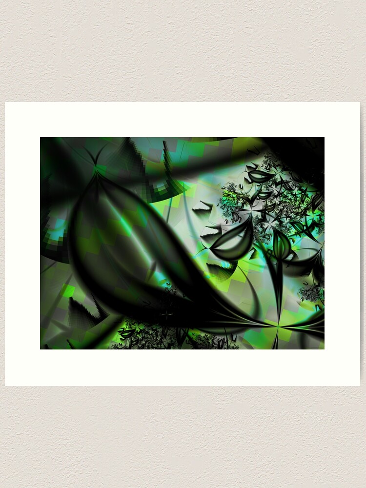 Alternate view of Leaves of Green Art Print