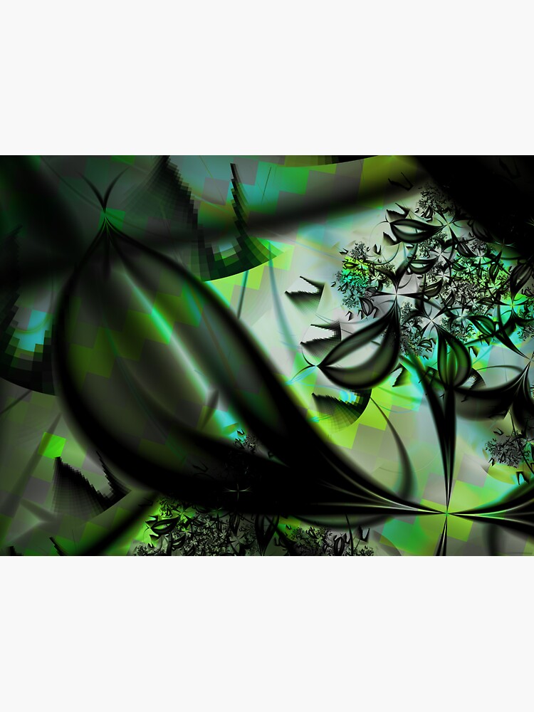 Thumbnail 3 of 3, Sticker, Leaves of Green designed and sold by Garret Bohl.