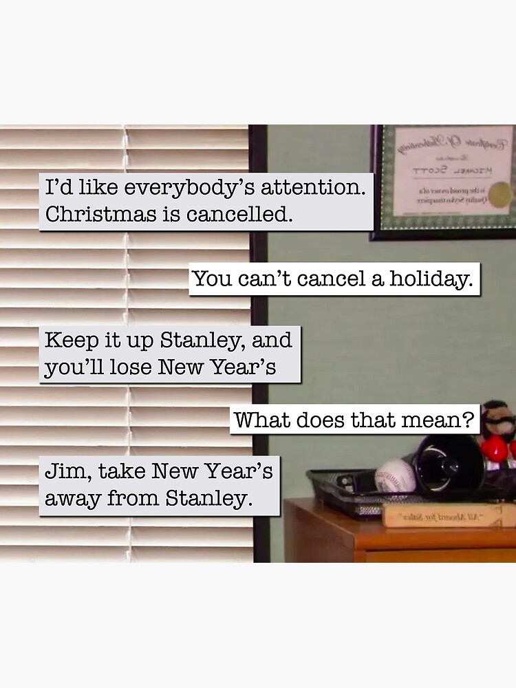 Christmas Stanley! - The Office Memes
