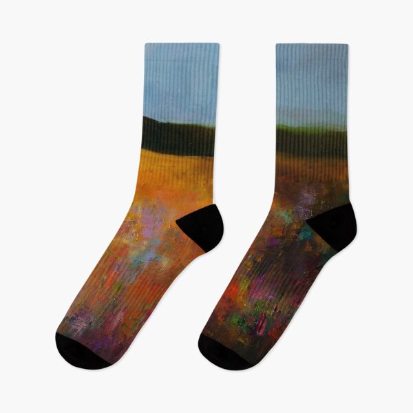 Item preview, Autumn field. Minimalistic Abstract landscape. Modern abstract oil painting designed and sold by arterialab.