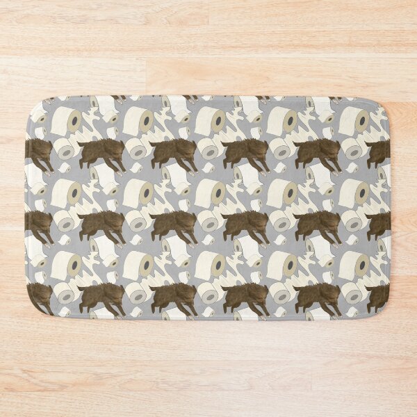 Item preview, Toilet Paper Challenge with Fluffy Dogs designed and sold by Andreea Dumez.