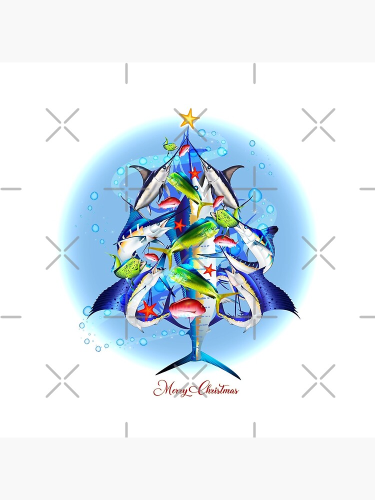 Sport Fishing Christmas by iColor4U