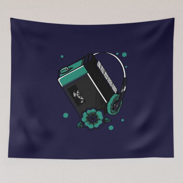 Item preview, Music With Headset - 90s vibe designed and sold by BlascoShop.