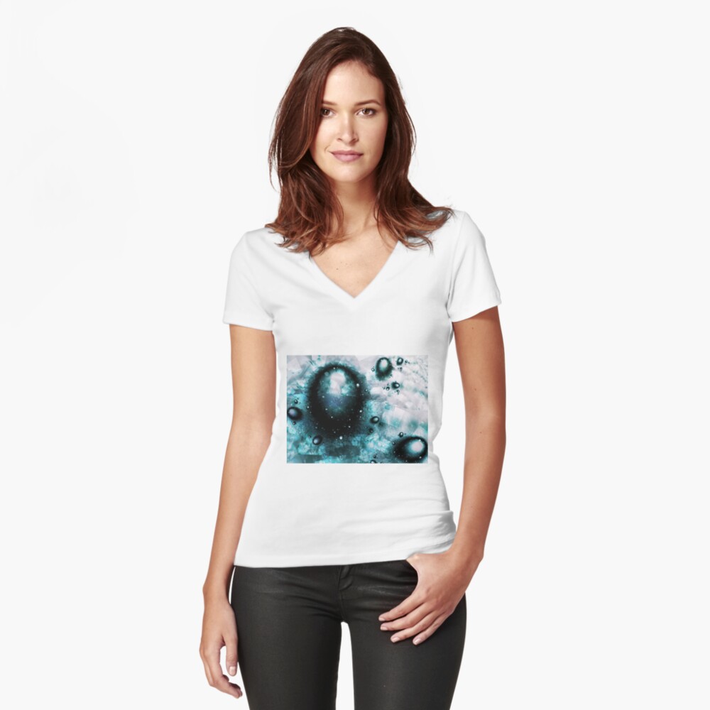 Item preview, Fitted V-Neck T-Shirt designed and sold by garretbohl.