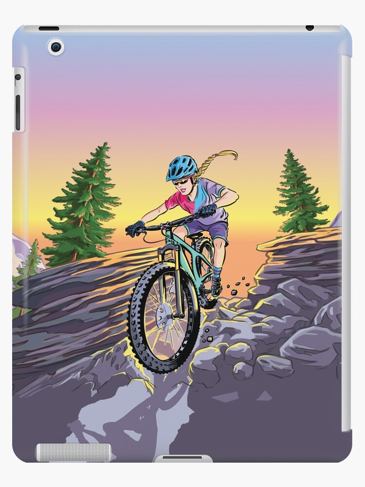 planter Samenpersen personeelszaken Women's Mountain Bike, Girl Mountain Bike, MTB, Girl Riding Bike, Ladies  Cycling, Biking Shirt, MTB Graphic" iPad Case & Skin for Sale by SnarkySwag  | Redbubble