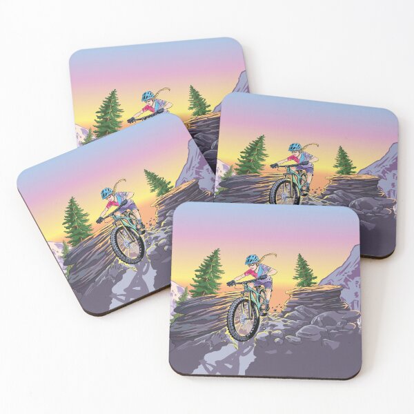 Item preview, Women's Mountain Bike, Girl Mountain Bike, MTB, Girl Riding Bike, Ladies Cycling, Biking Shirt, MTB Graphic designed and sold by SnarkySwag.