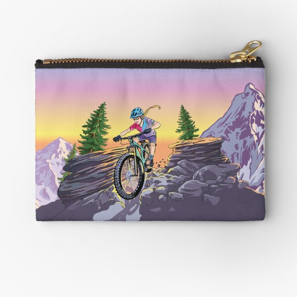 Item preview, Women's Mountain Bike, Girl Mountain Bike, MTB, Girl Riding Bike, Ladies Cycling, Biking Shirt, MTB Graphic designed and sold by SnarkySwag.
