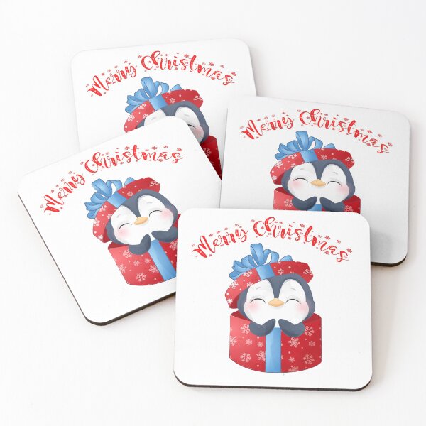 Item preview, Cute penguin Merry Christmas designed and sold by env1nada.