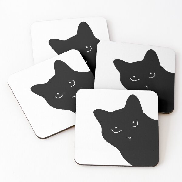 Item preview, Mini Kitty - Minimalist black cat designed and sold by crischaverri.